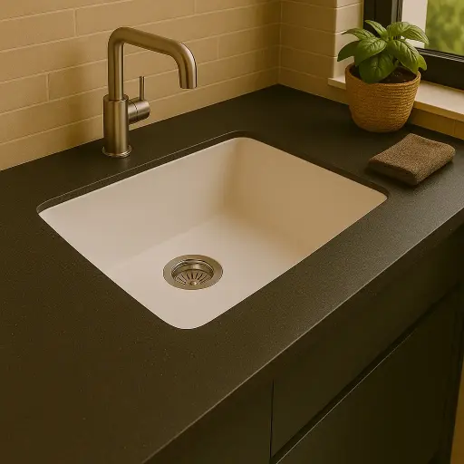 Évier encastré en Solid Surface – Modèle C-302