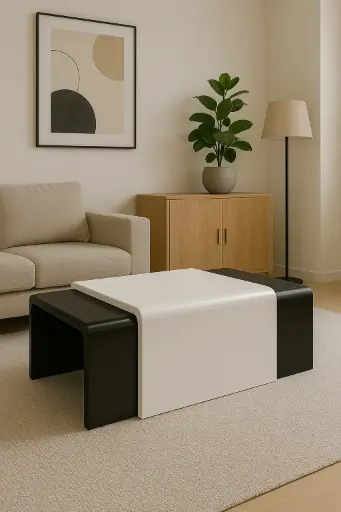 Table Basse en Solid Surface