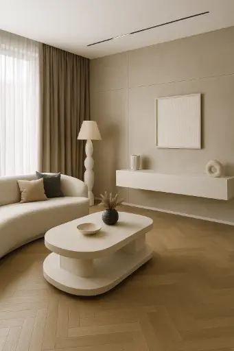 Table Basse en Solid Surface